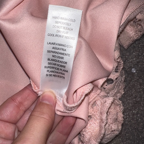 Jodi Kristopher Lace Light Pink Dress - Picture 3 of 6